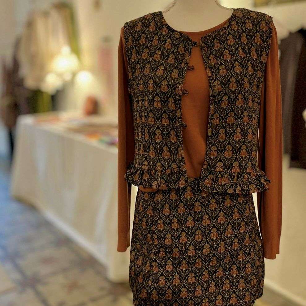 Minifalda quilted