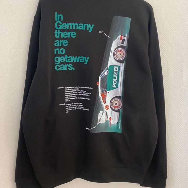 Sudadera cremallera polizei