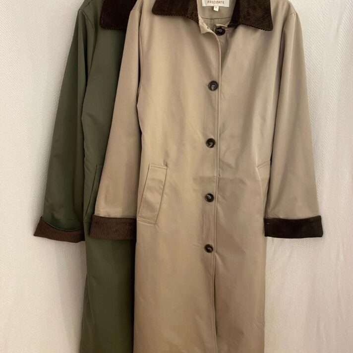 Gabardina detalle pana